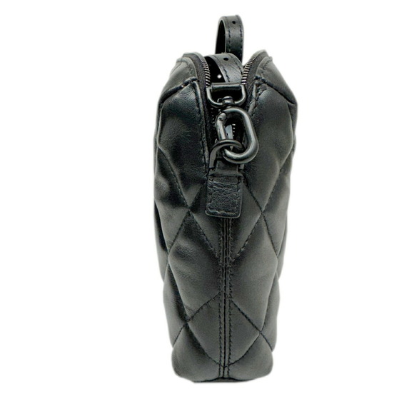 BALENCIAGA Quilted Leather Camera Bag Black 600325 Shoulder - Picture 4 of 14